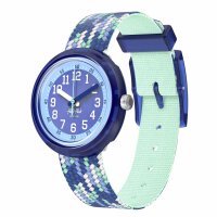 Flik Flak BRAID IN BLUE  Kinderuhr FPNP169